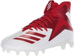New Adidas Freak X Carbon Mid Size Mens 10 Football Molded Cleats Red/White