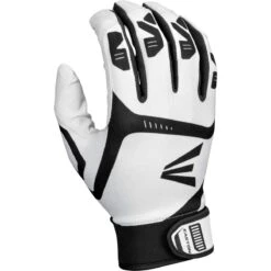 Easton Gametime Series T-Ball Batting Gloves, Youth (White/Black)