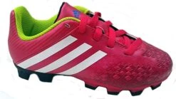 New Adidas Predator Predito LZ TRX Junior 5.5 Molded Soccer Cleat Pink/White