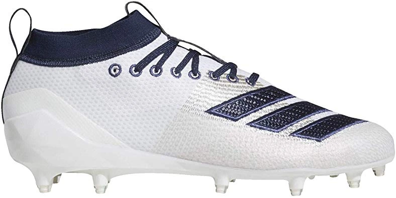 New Adidas Mens 9 Adizero 5 Star 8.0 Cleat Football Molded Cleats White/Nvy 3 New Adidas Mens 9 Adizero 5 Star 8.0 Cleat Football Molded Cleats White/Nvy
