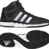 New Adidas Pro Model 0 Mens Black/White Size 9.5 Basketball Shoes