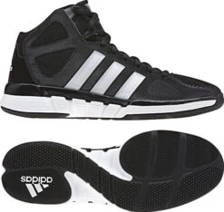 New Adidas Pro Model 0 Mens Black/White Size 9.5 Basketball Shoes