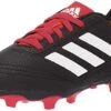 New Adidas Goletto VI FG J Youth 12K Molded Soccer Cleat Black/Red/White