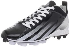 New Adidas Men's 8.5 Blast 3 MD 5/8 Football Cleat Black/White Molded Cleats