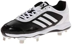 New Adidas Performance 9.5 Blk/Wht Women's Abbott Pro Metal 2 Softball Cleat