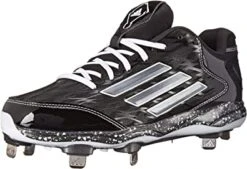 New Adidas Performance Men's PowerAlley 2 Metal Baseball Cleat Sz 11.5