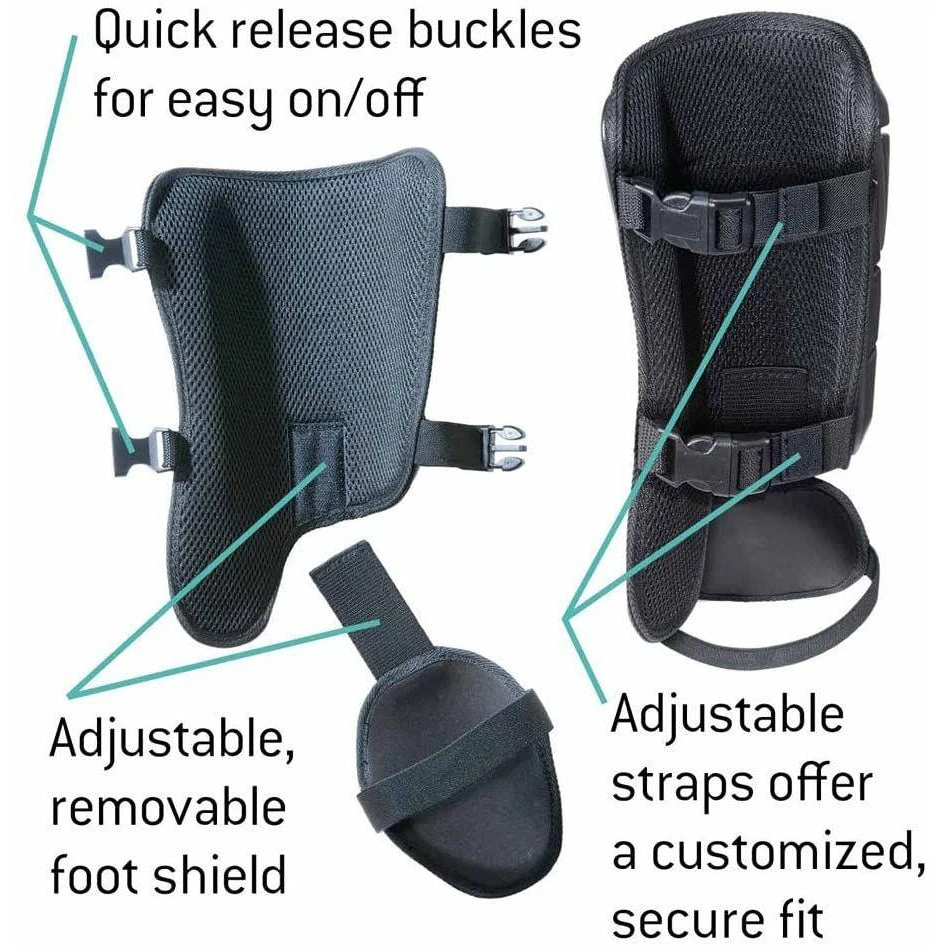 G-Form Pro Baseball Right Or Left Handed Batter Adult Leg Guard (Black) 4 G-Form Pro Baseball Right Or Left Handed Batter Adult Leg Guard (Black) - Image 2