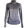 Under Armour Novelty Women's 1/2 Zip X-Small (Light Gray) 2 Under Armour Novelty Women's 1/2 Zip X-Small (Light Gray) -Deals Baseball Store image 3