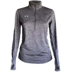 Under Armour Novelty Women's 1/2 Zip X-Small (Light Gray)