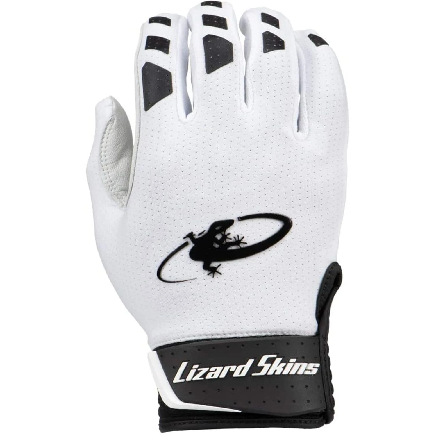 Lizard Skins Komodo V2 Batting Glove (White/Grey) 3 Lizard Skins Komodo V2 Batting Glove (White/Grey)