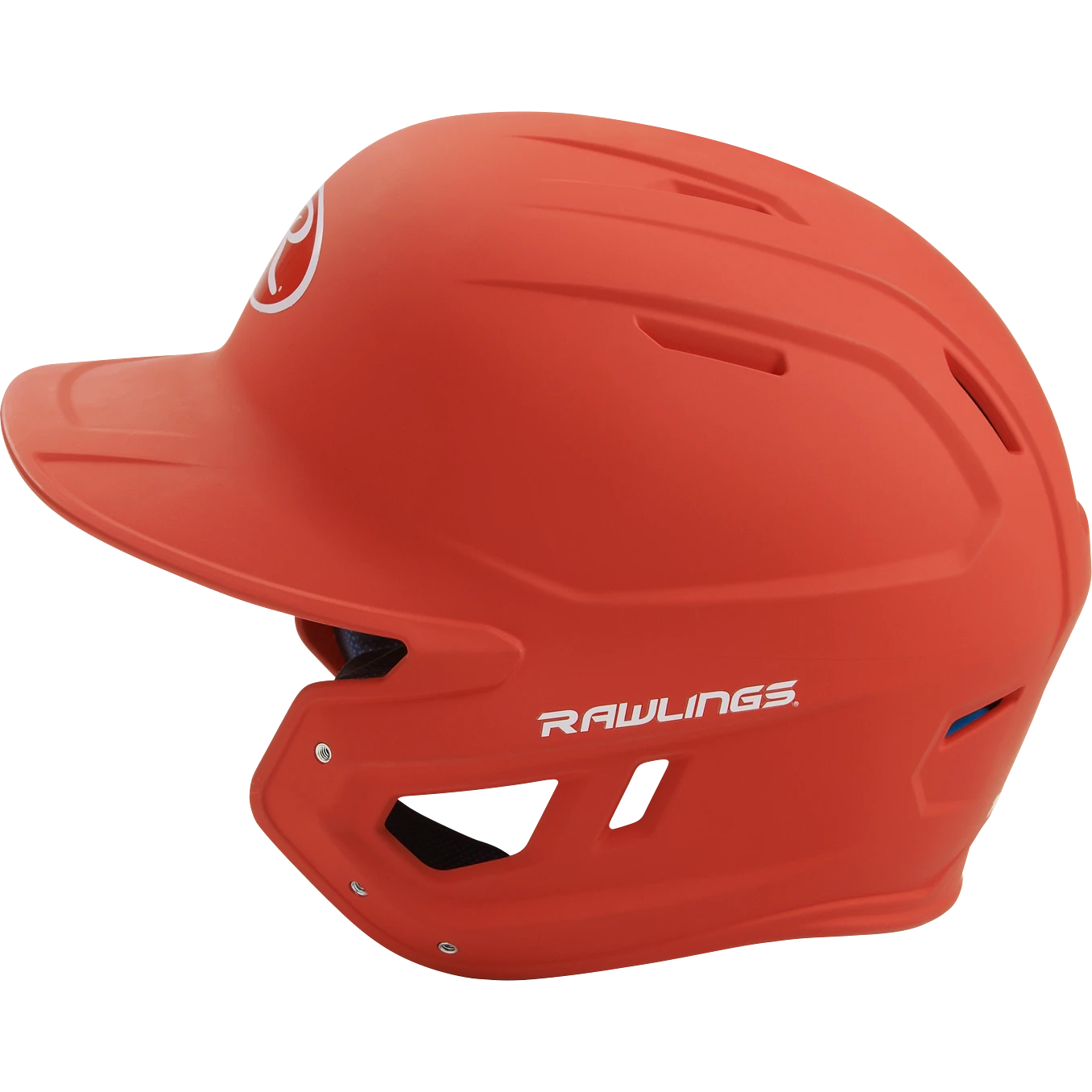 Rawlings MACH Series Matte Baseball Batting Helmet (Orange) 5 Rawlings MACH Series Matte Baseball Batting Helmet (Orange) - Image 3