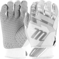 Marucci Tesoro Adult Baseball Batting Gloves (White/Gray) 8 Marucci Tesoro Adult Baseball Batting Gloves (White/Gray) -Deals Baseball Store marucci tesoro adult baseball batting gloves white