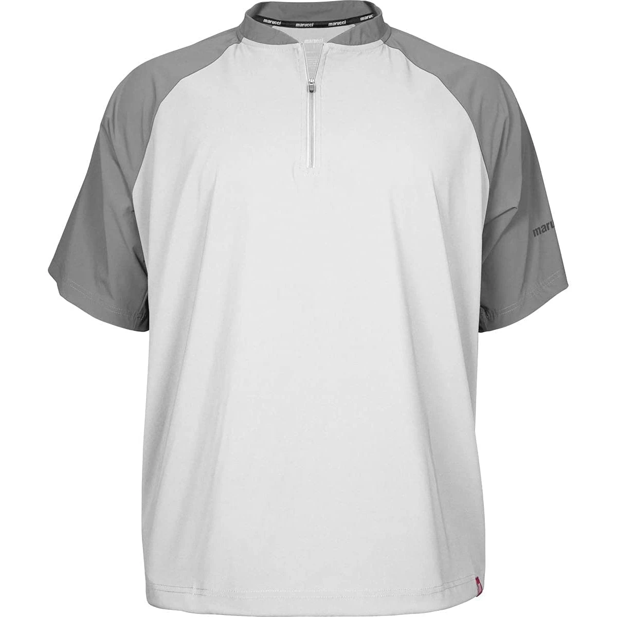 Marucci Mens Short Sleeve Baseball Cage Jacket (White) 3 Marucci Mens Short Sleeve Baseball Cage Jacket (White)