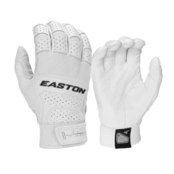 Easton Ramon Laureano Professional Collection Adult Batting Gloves, Large, White