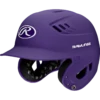 Rawlings R16 Velo Series Matte Baseball Batting Helmet (Purple)