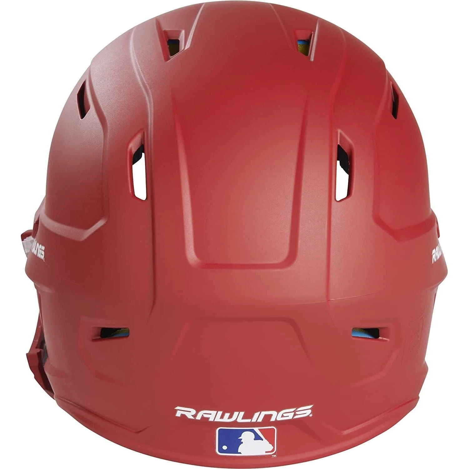Rawlings Mach 1-Tone Batting Helmet W/ Adjustable Face Guard (Scarlet) 6 Rawlings Mach 1-Tone Batting Helmet W/ Adjustable Face Guard (Scarlet) - Image 4