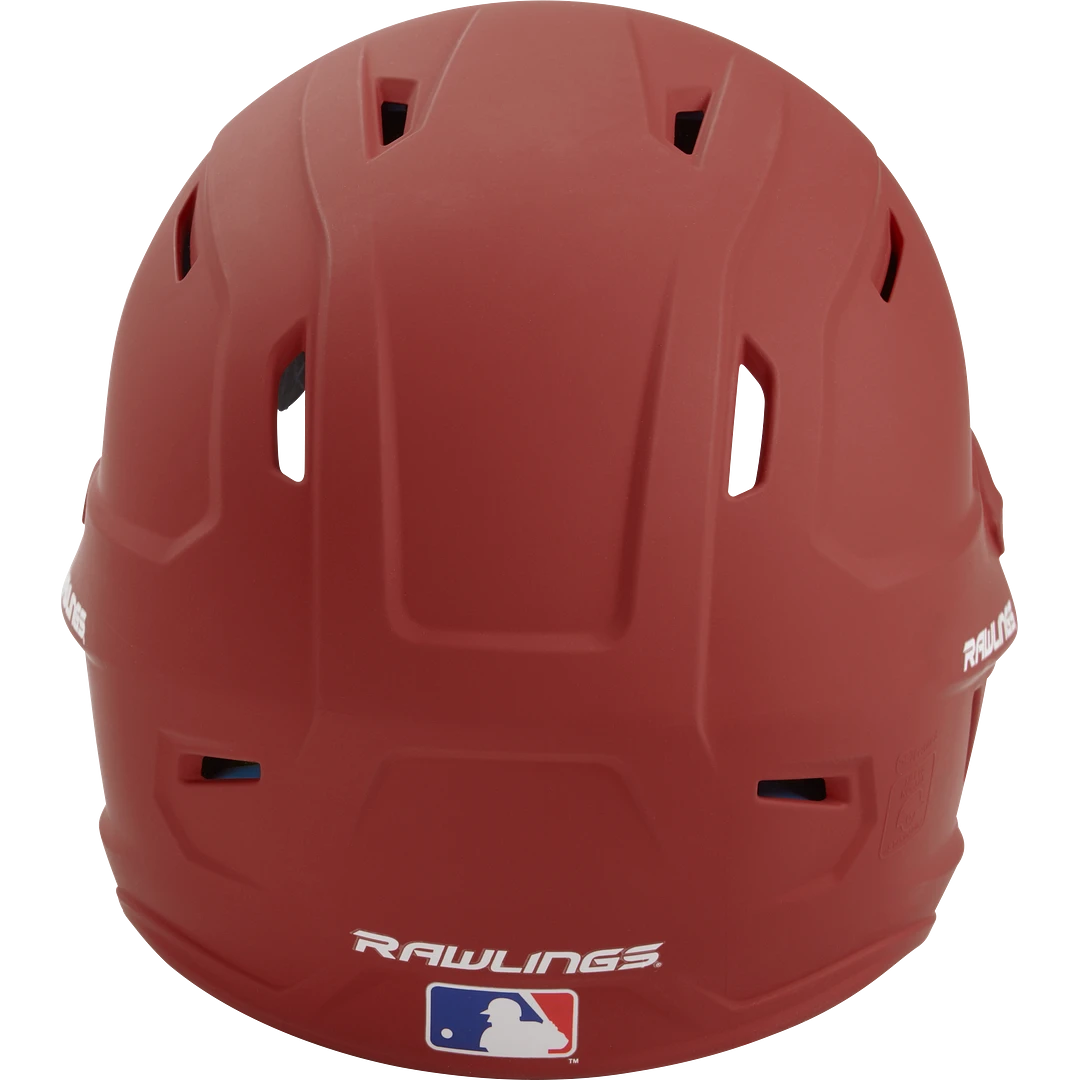 Rawlings MACH Series Matte Baseball Batting Helmet (Cardinal) 4 Rawlings MACH Series Matte Baseball Batting Helmet (Cardinal) - Image 2