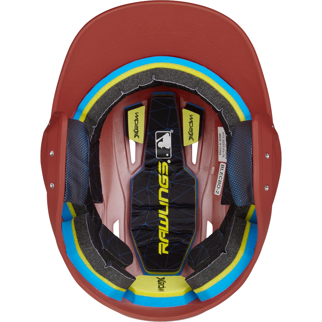Rawlings MACH Series Matte Baseball Batting Helmet (Cardinal) 8 Rawlings MACH Series Matte Baseball Batting Helmet (Cardinal) - Image 6