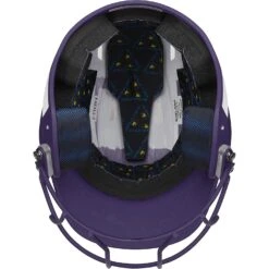 Rawlings Mach Ice Fastpitch Softball Batting Helmet With Face Guard (White/Purple) -Deals Baseball Store raws msb13j wpu 4