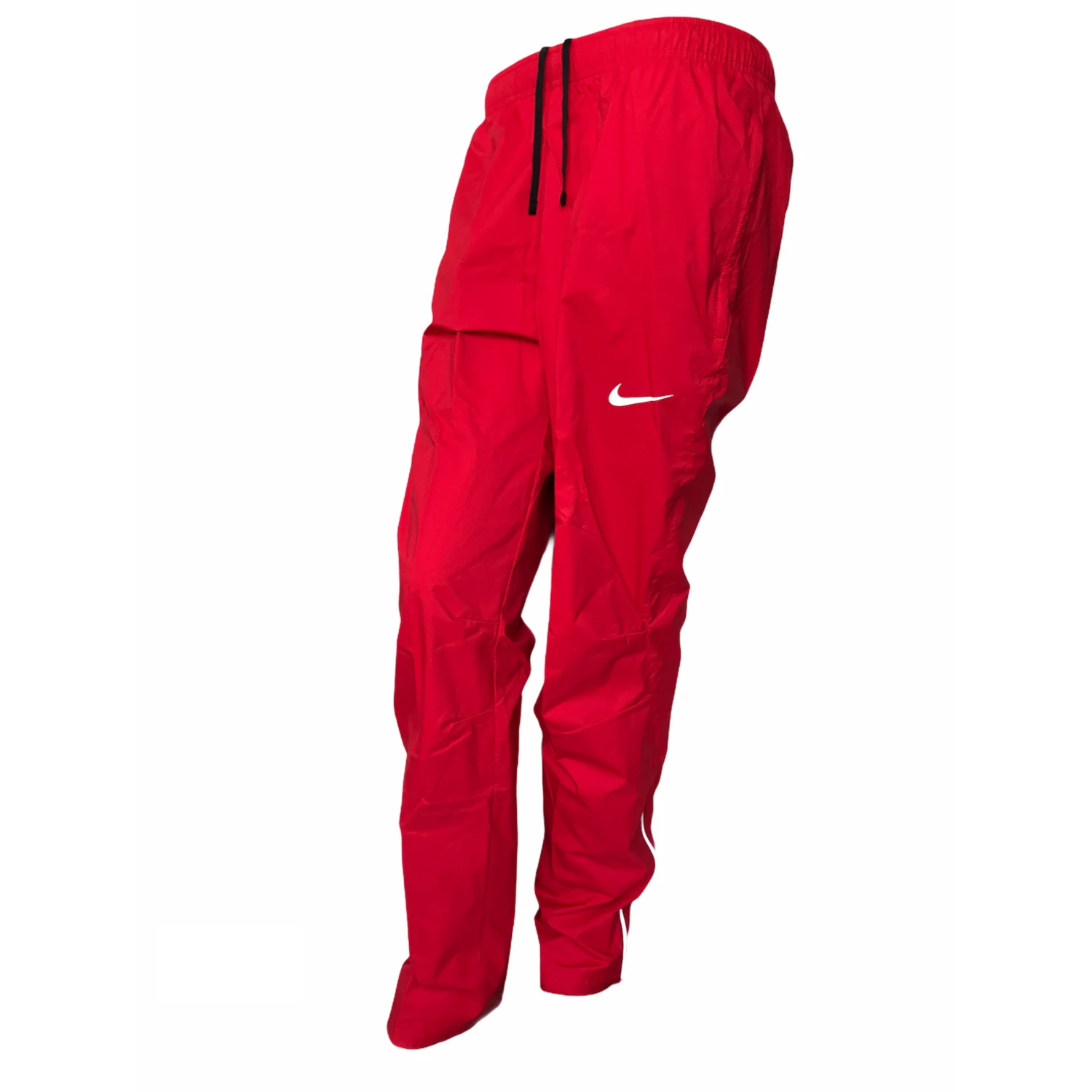Nike Sportswear Nylon Women's Training Running Pants Weather-Resistant (Red) 3 Nike Sportswear Nylon Women's Training Running Pants Weather-Resistant (Red)
