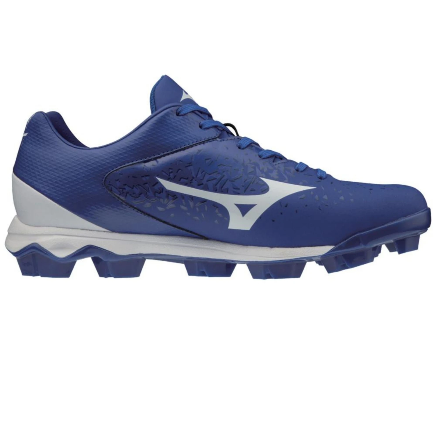 Mizuno Wave Select Nine Low Men's TPU Molded Baseball Cleats (Royal/White) 4 Mizuno Wave Select Nine Low Men's TPU Molded Baseball Cleats (Royal/White) - Image 3