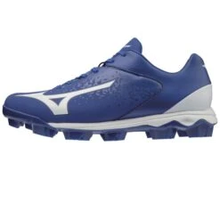 Mizuno Wave Select Nine Low Men's TPU Molded Baseball Cleats (Royal/White)