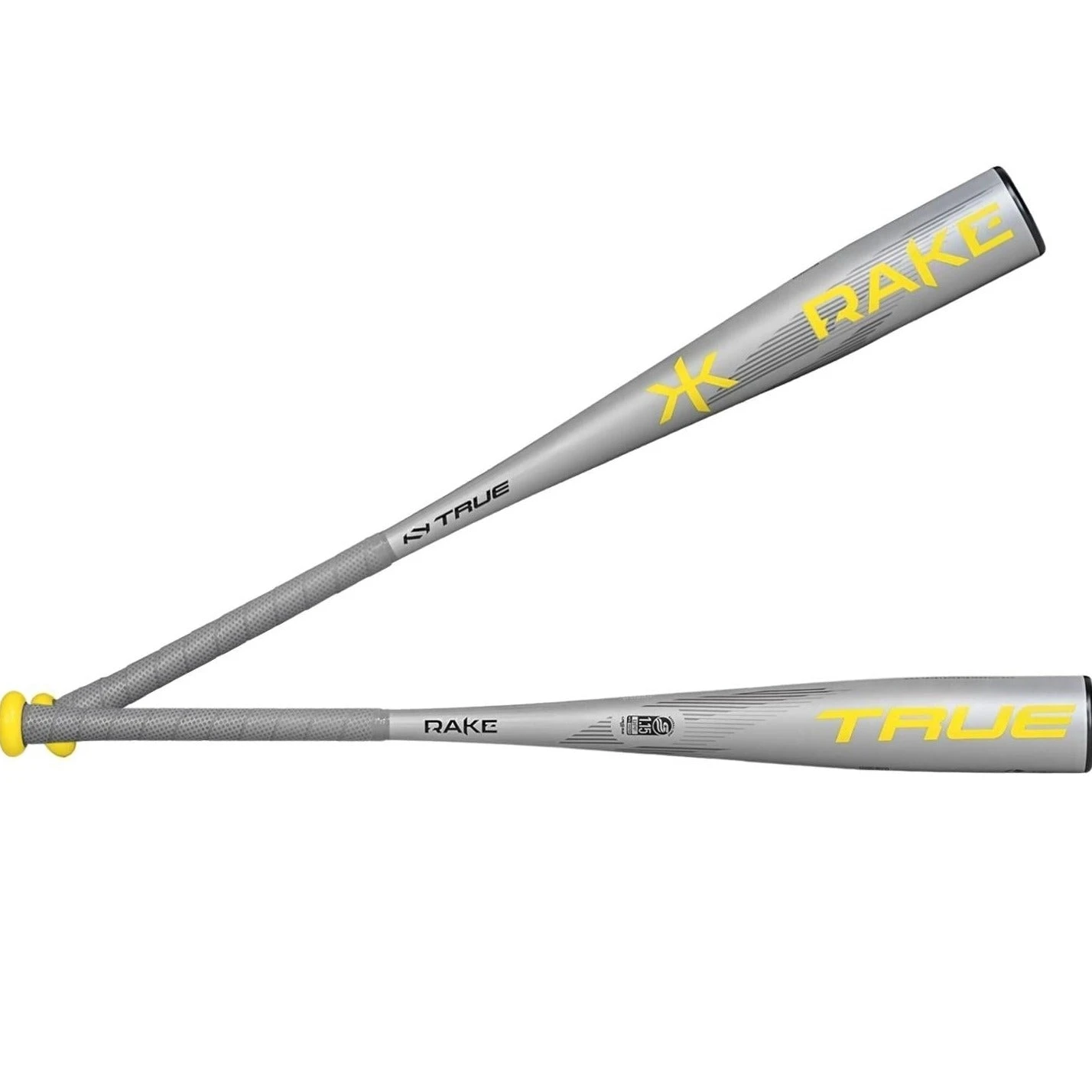 True Temper Rake 2022 USSSA 2 3/4" Baseball Bat Drop -8 (SILVER/YELLOW) 11 True Temper Rake 2022 USSSA 2 3/4" Baseball Bat Drop -8 (SILVER/YELLOW) - Image 9
