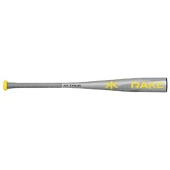 True Temper Rake 2022 USSSA 2 3/4" Baseball Bat Drop -8 (SILVER/YELLOW) 19 True Temper Rake 2022 USSSA 2 3/4" Baseball Bat Drop -8 (SILVER/YELLOW) -Deals Baseball Store tr ut 22 rke x 8 6