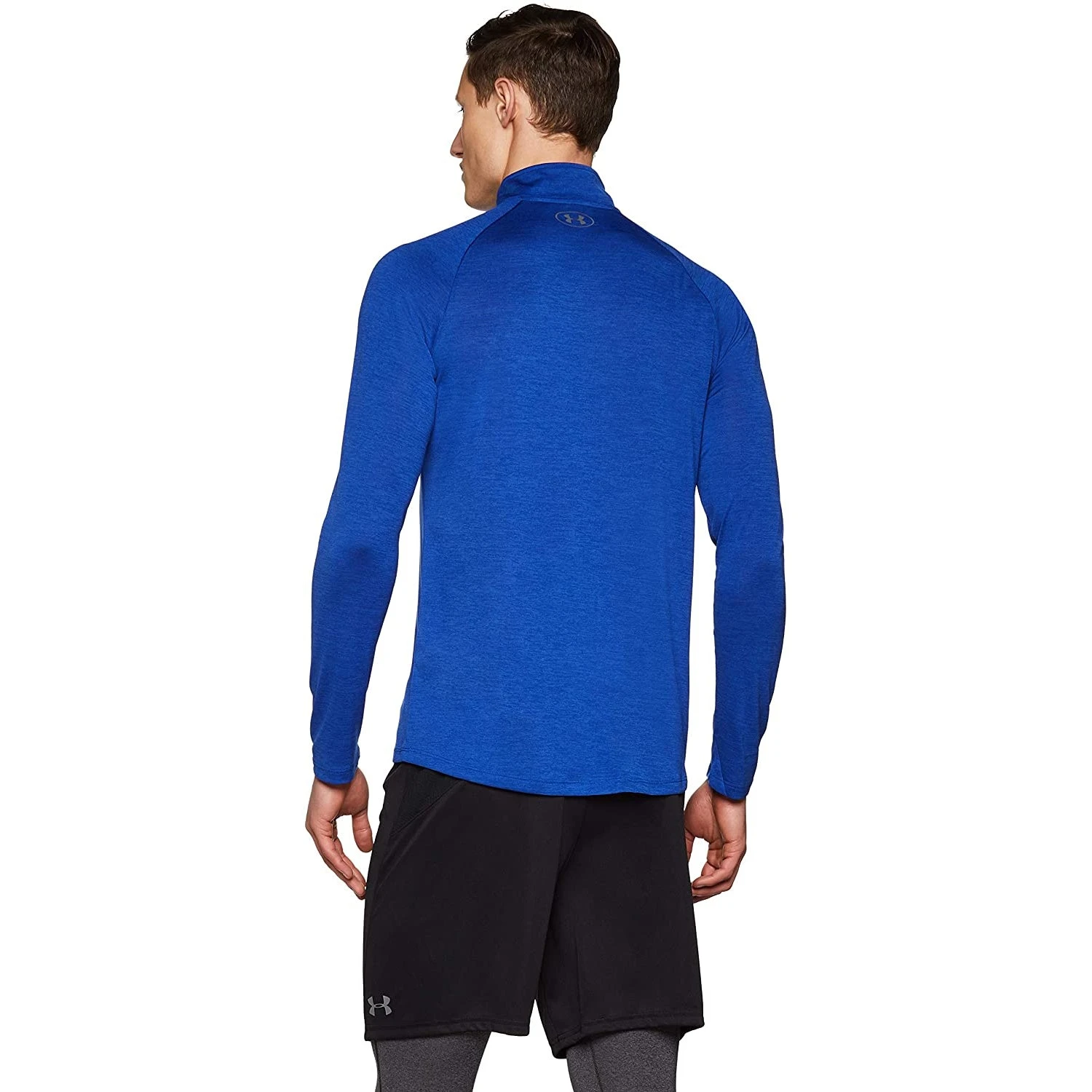 Under Armour Novelty Locker Men's 1/4 Zip Top Shirt (Navy) 4 Under Armour Novelty Locker Men's 1/4 Zip Top Shirt (Navy) - Image 2