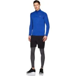 Under Armour Novelty Locker Men's 1/4 Zip Top Shirt (Navy) 11 Under Armour Novelty Locker Men's 1/4 Zip Top Shirt (Navy) -Deals Baseball Store uablue3