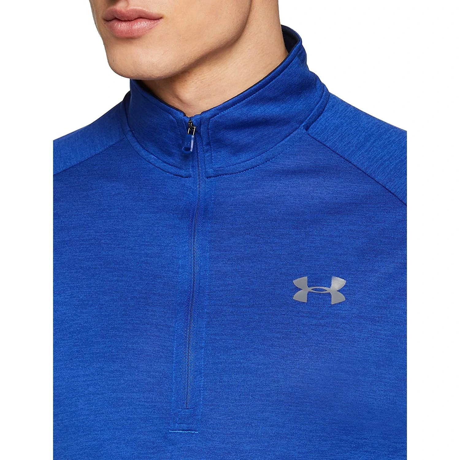Under Armour Novelty Locker Men's 1/4 Zip Top Shirt (Navy) 7 Under Armour Novelty Locker Men's 1/4 Zip Top Shirt (Navy) - Image 5