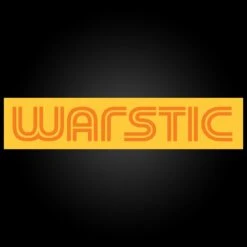WARSTIC (YELLOW/ORANGE) STICKER