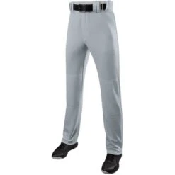 Wilson P202 Open Bottom Youth Boy's Baseball Pants (Grey)
